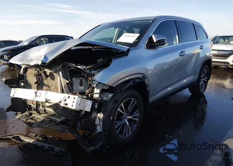 2019 Toyota Highlander Le Plus из США, поврежденный, VIN 5TDZZRFH0KS307053